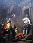 Joseph-Benoit Suvee Admiral de Coligny impressing his murderers USA oil painting artist
